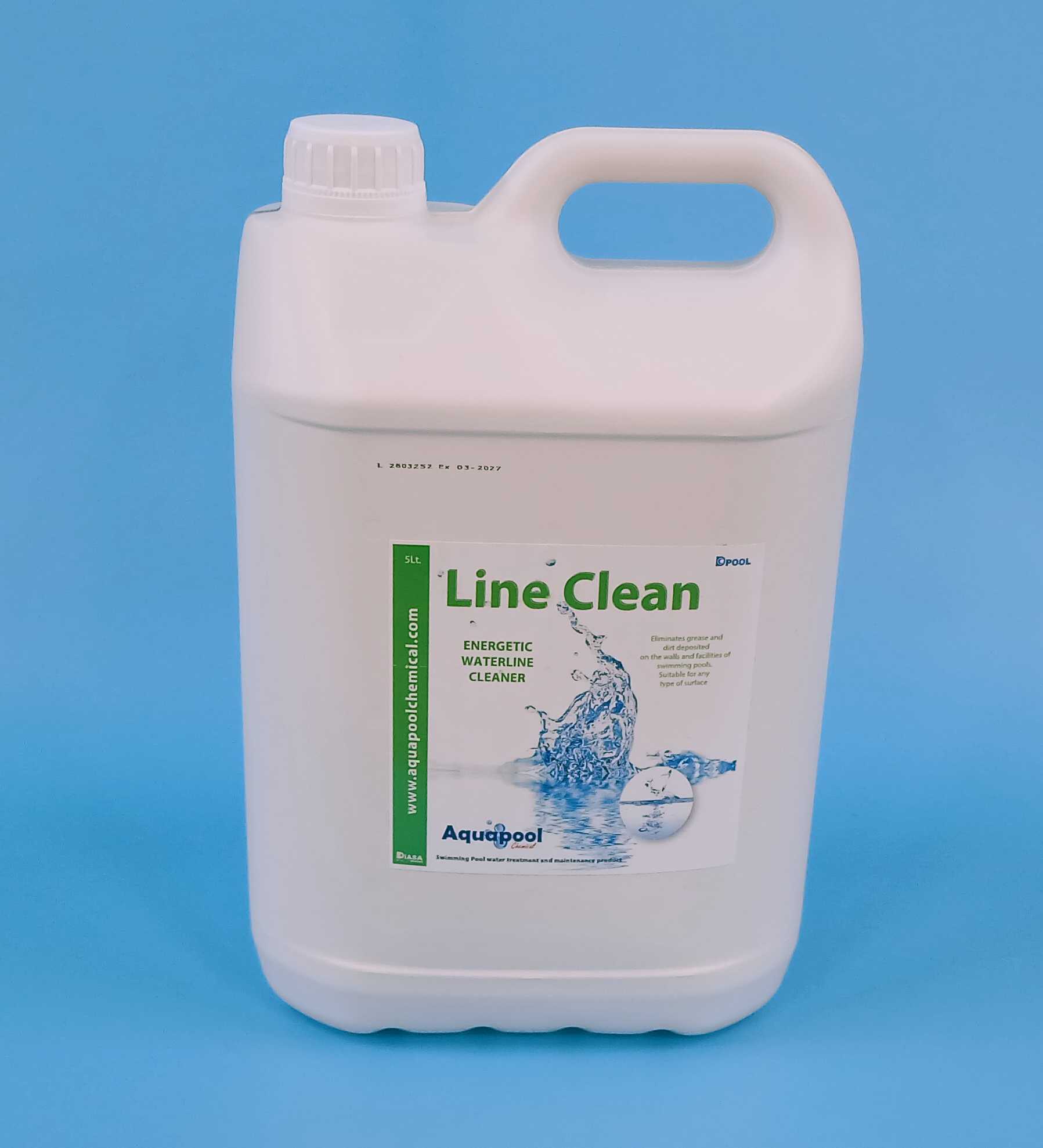 Uima-altaan reunanpuhdistusaine Line Clean vesirajan puhdistukseen, 5 litran kanisteri.